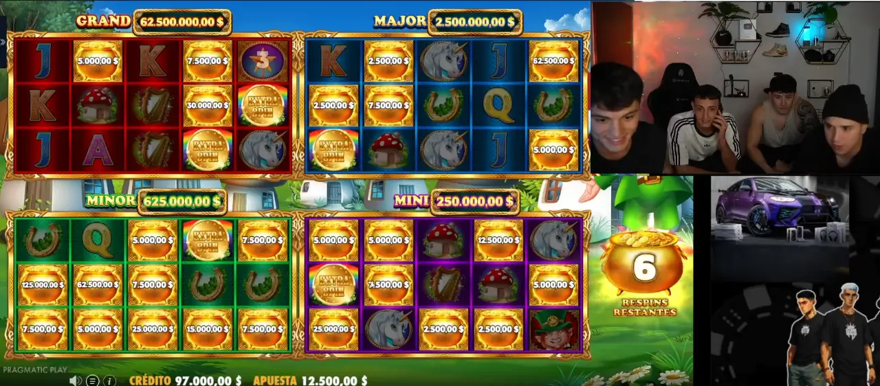 Transmisiones de casino en Kick